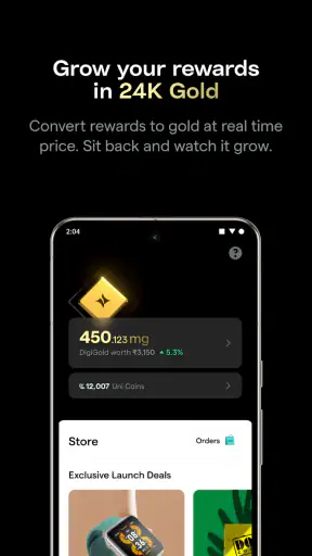 Uni: GoldX & UPI Credit Card screenshot