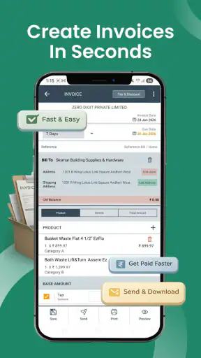Uni Invoice & Billing Manager screenshot
