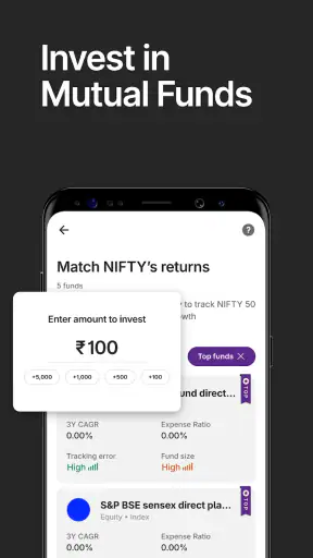 Upstox Stocks IPO Mutual Funds screenshot