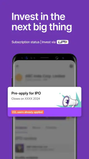 Upstox Stocks IPO Mutual Funds screenshot