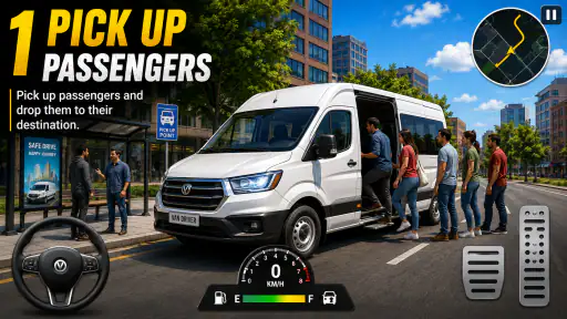 Urban Van Driver Simulator screenshot