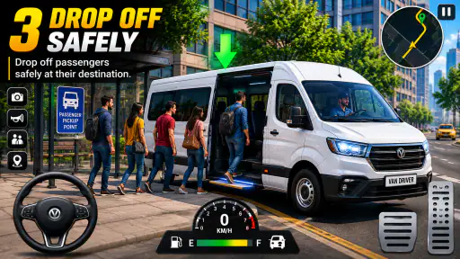 Urban Van Driver Simulator screenshot