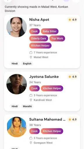 UrbanDidi - Maid, Nanny, Cook screenshot