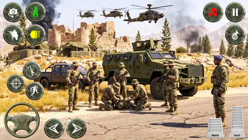 US Military Truck Cargo Game screenshot