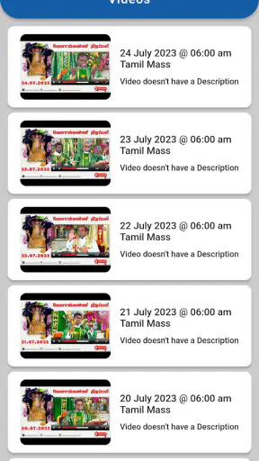 Vailankanni Shrine Live Mass screenshot