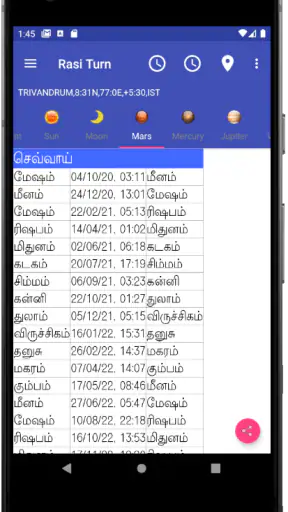 Vedic Astrology Tamil screenshot