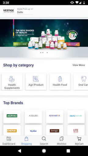 Vestige Online Shopping App screenshot