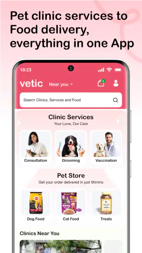 Vetic - Pet Clinic & Grooming screenshot