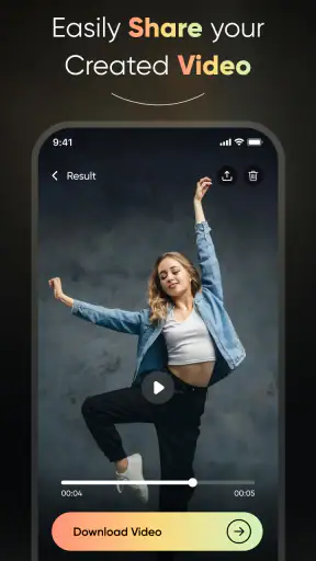 Vibelush AI : AI Dance Video screenshot