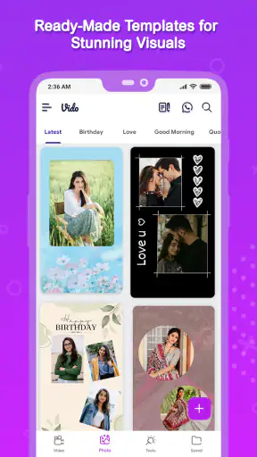 Vido : Video Status Maker screenshot