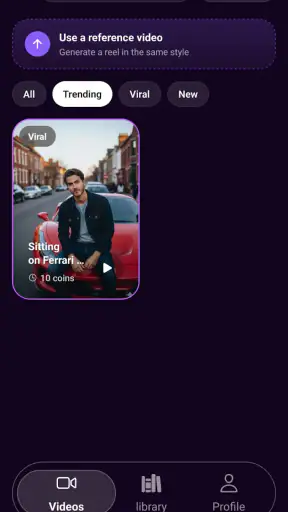 Vireel screenshot