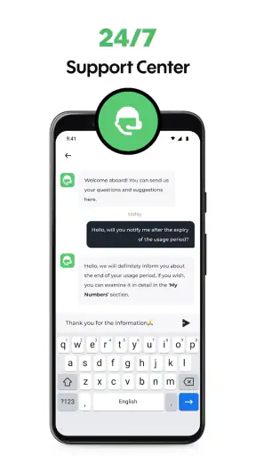 Virtual Phone Number & 2nd WA screenshot