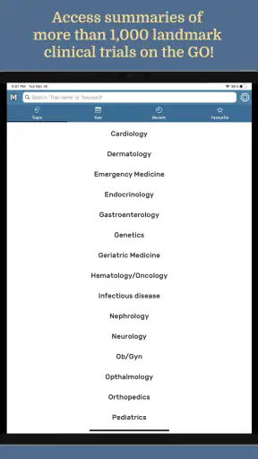 Visualmed: Clinical Trials screenshot