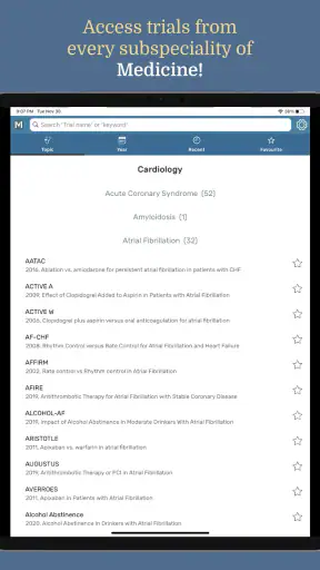 Visualmed: Clinical Trials screenshot