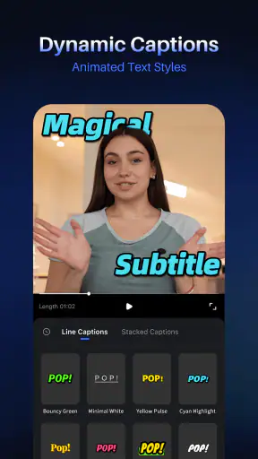 Vmake: AI Talking Video Editor screenshot