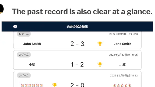Voice Table Tennis Scoreboard screenshot