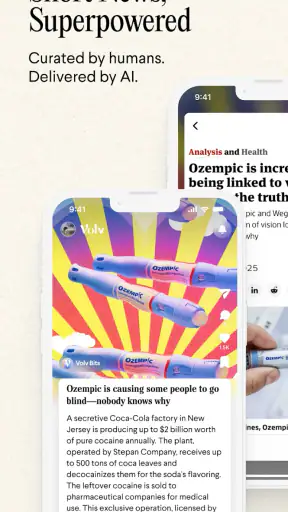 Volv - Curated 9-Second News screenshot