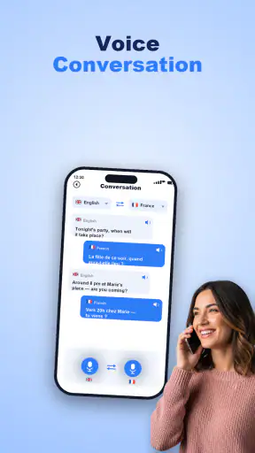 Voxa: Voice Translator & Chat screenshot
