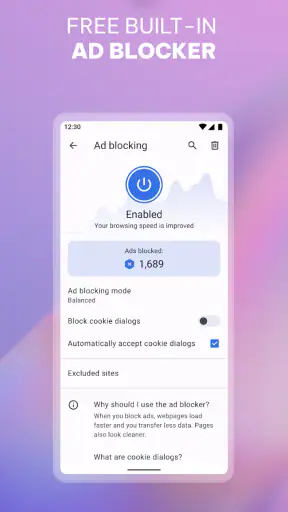ओपेरा: VPN के साथ AI ब्राउज़र screenshot