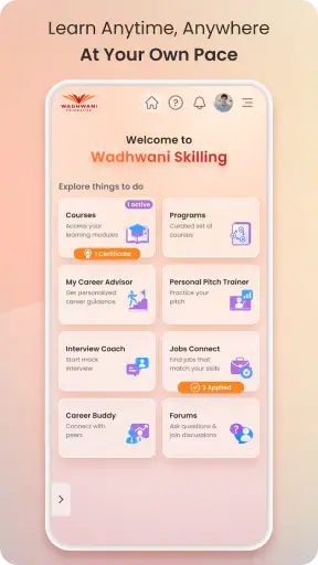 Wadhwani Skilling screenshot