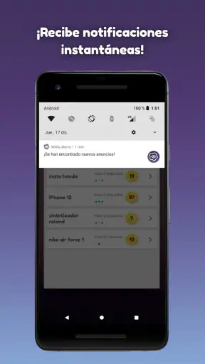 Walla Alerts: Segunda mano screenshot