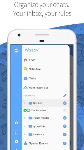 Wasavi: संदेश स्वचालन screenshot