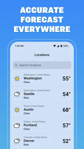 Weather Frog: Local Forecast screenshot