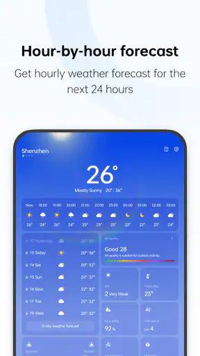 WeatherService screenshot