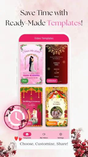 Wedding Invitation Video Maker screenshot