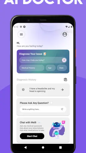 Welli - AI Doctor screenshot