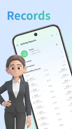 WhatsTracker: लास्ट सीन स्टेटस screenshot