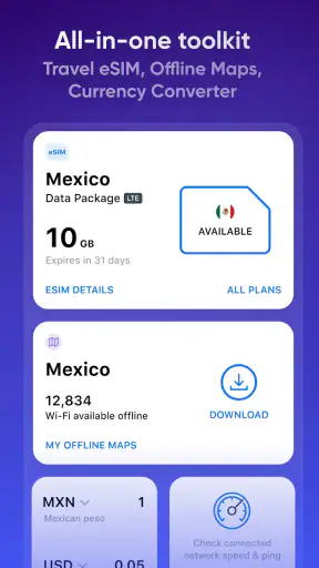WiFi Map®: Password, eSIM screenshot