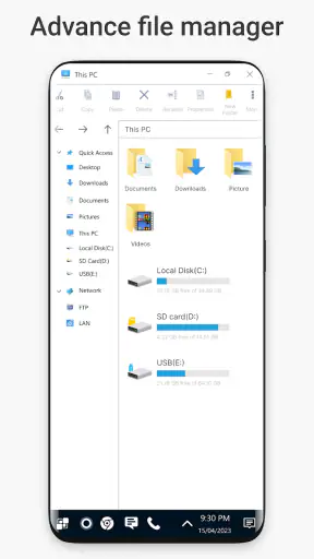 Win 11 Launcher screenshot