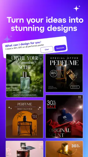 Wizad: AI Posters and Videos screenshot