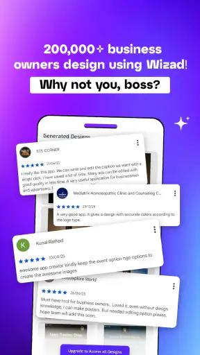 Wizad: AI Posters and Videos screenshot