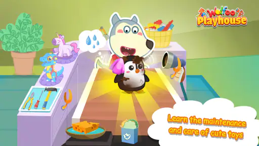 Wolfoo's Play House For Kids screenshot