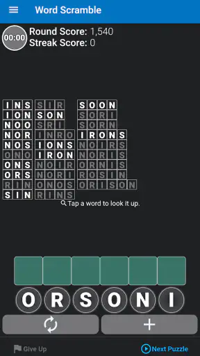 Word Scramble screenshot