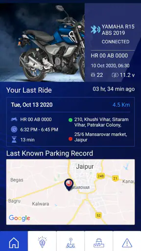 Yamaha Motorcycle Connect X screenshot