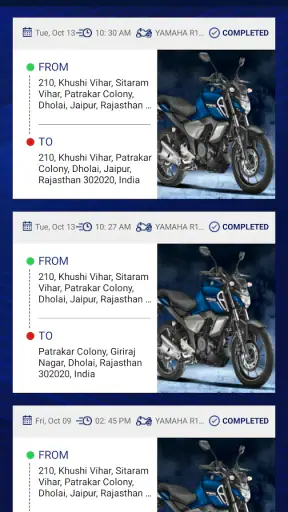 Yamaha Motorcycle Connect X screenshot