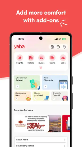 Yatra - Flights, Hotels, Bus screenshot