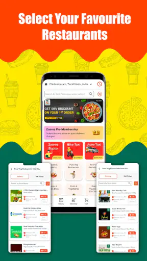 ZAAROZ All in One Delivery App screenshot