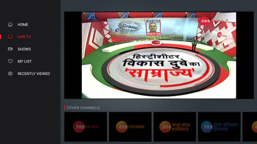 Zee News Live TV, Latest News screenshot