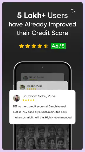 ZETक्रेडिट कार्ड/क्रेडिट स्कोर screenshot