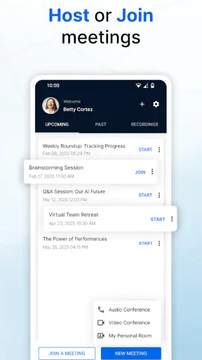 Zoho Meeting - Meet Virtually screenshot