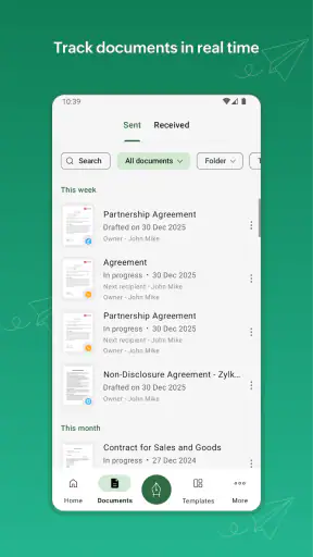Zoho Sign - Fill & eSign Docs screenshot
