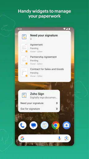 Zoho Sign - Fill & eSign Docs screenshot