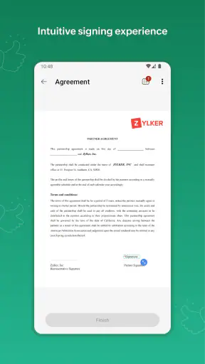 Zoho Sign - Fill & eSign Docs screenshot