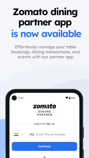 Zomato Dining Partner screenshot