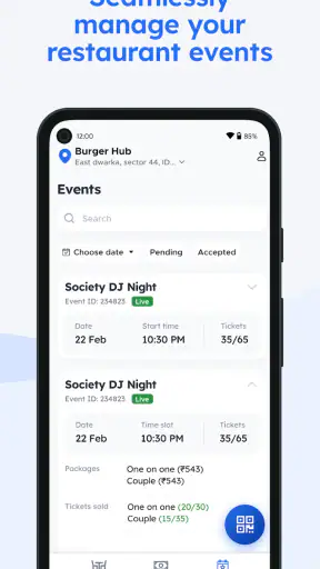 Zomato Dining Partner screenshot