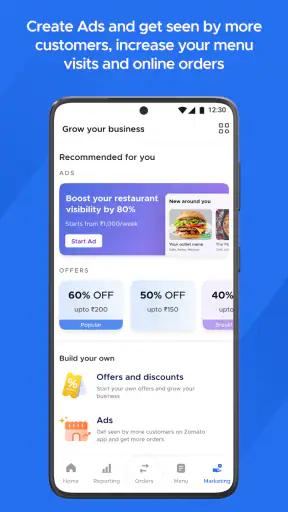 Zomato Restaurant Partner screenshot